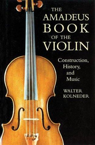Cover for The Amadeus book of the violin