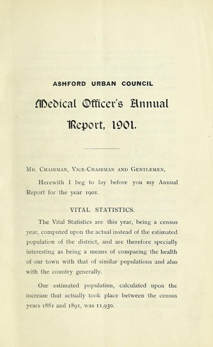Cover for [Report 1901]