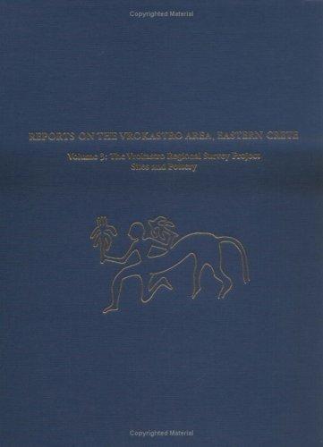 Cover for Reports On The Vrokastro Area, Eastern Crete: The Vrokastro Regional Survey Project