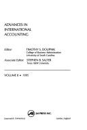 Cover for Advances in International Accounting, 1995 (Advances in International Accounting)