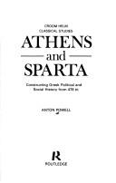 Cover for Athens and Sparta