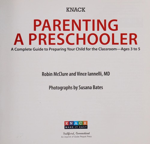 Cover for Knack parenting a preschooler