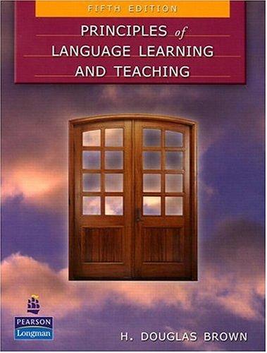 Cover for Principles of language learning and teaching