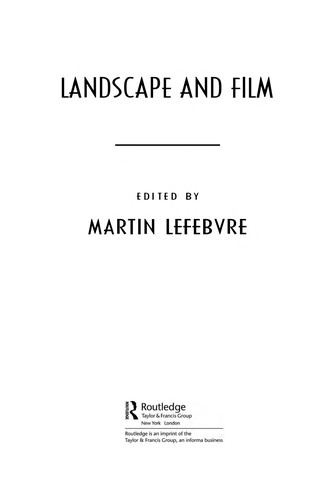 Cover for Landscape and film