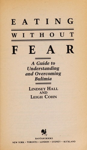Cover for Eating Without Fear