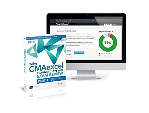 Cover for Wiley CMAexcel Learning System Exam Review 2018