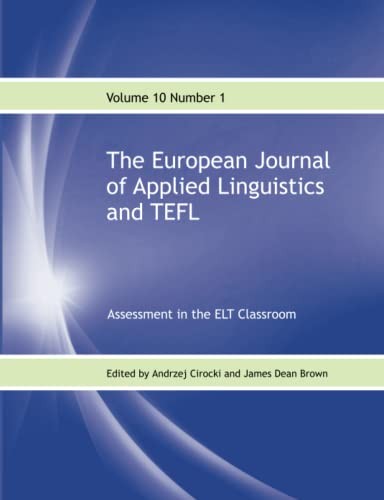Cover for European Journal of Applied Linguistics and TEFL Volume 10 Number 1