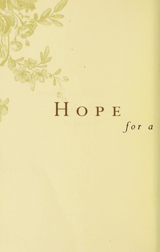 Cover for Hope for a woman's heart