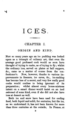 Cover for Ices