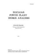 Cover for Nuclear power plant design analysis.