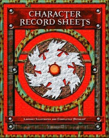 Cover for Character Record Sheets (d20) (FAF2300) (D20)