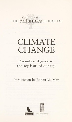 Cover for The Britannica guide to climate change