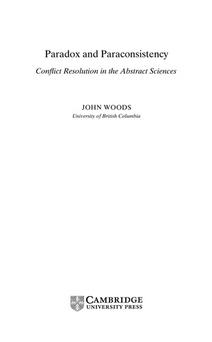 Cover for Paradox and Paraconsistency