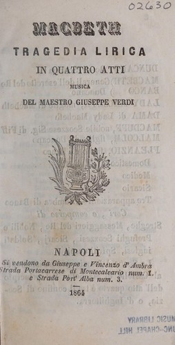 Cover for Macbeth