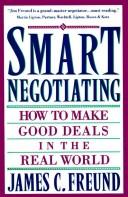 Cover for Smart negotiating