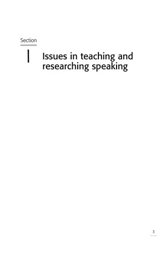 Cover for Teaching and researching speaking