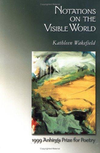 Cover for Notations on the visible world