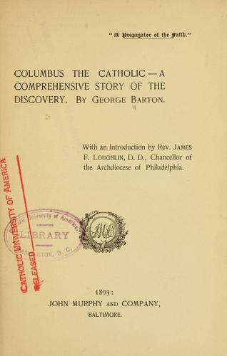 Cover for Columbus the Catholic