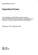Cover for Separation of gases