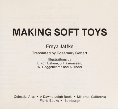 Cover for Making soft toys