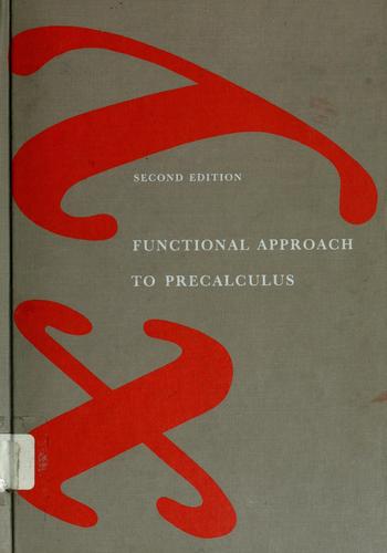 Cover for Functional approach to precalculus