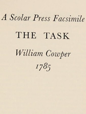Cover for The task