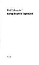 Cover for Europäisches Tagebuch