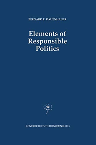 Cover for Elements of Responsible Politics