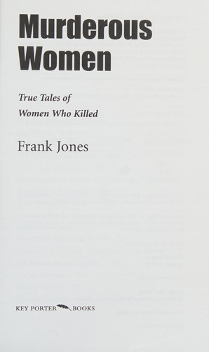 Cover for Murderous Women