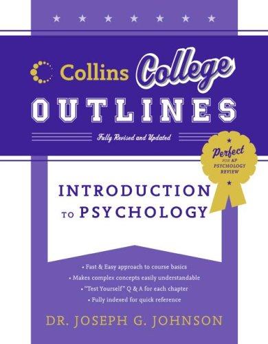 Cover for Introduction to Psychology (Collins College Outlines)