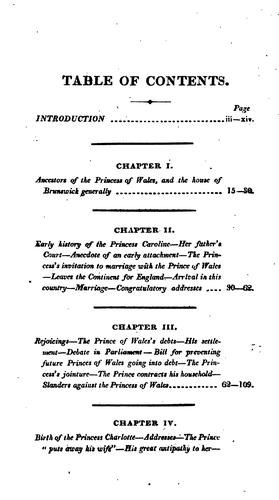 Cover for Memoirs of the Public and Private Life of Her Most Gracious Majesty Caroline, Queen of Great ...