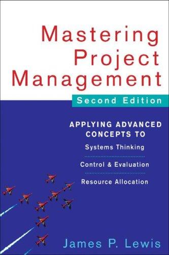 Cover for Mastering Project Management