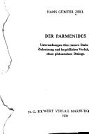 Cover for Der Parmenides
