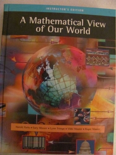 Cover for A Mathematical View of Our World