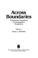 Cover for Across boundaries
