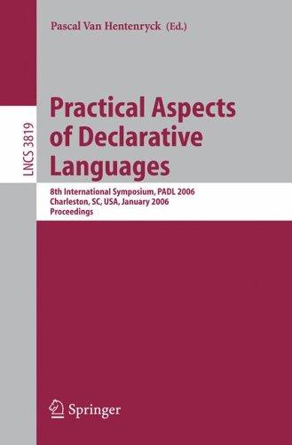 Cover for Practical Aspects of Declarative Languages