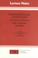 Cover for Propositional Attitudes