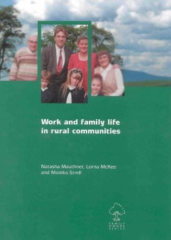 Cover for Work And Family In Rural Communities (Family & Work)