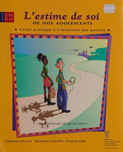 Cover for L'estime de soi de nos adolescents