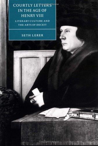 Cover for Courtly letters in the age of Henry VIII