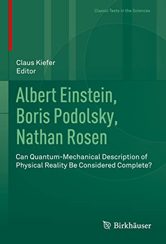 Cover for Albert Einstein, Boris Podolsky, Nathan Rosen