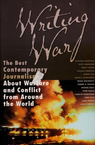 Cover for Writing war