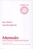 Cover for Separable algebroids