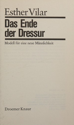 Cover for Das Ende der Dressur
