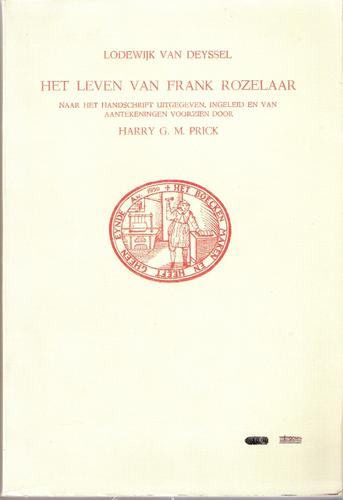 Cover for leven van Frank Rozelaar