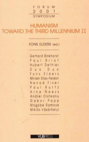 Cover for Humanism toward the third millennium II