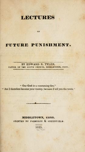Cover for Lectures on future punishment.