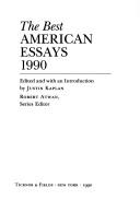 Cover for The Best American Essays 1990