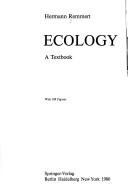 Cover for Ecology, a textbook