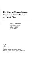 Cover for Fertility in Massachusetts from the Revolution to the Civil War